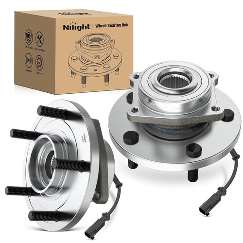 Nilight Front Wheel Bearing Hubs for Dodge Grand Caravan 2008-2016 W/ABS | For 2008-2016 Chrysler Town & Country, 2009-2014 VW Routan, Direct Replacement-2Pack