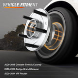 Nilight Front Wheel Bearing Hubs for Dodge Grand Caravan 2008-2016 W/ABS | For 2008-2016 Chrysler Town & Country, 2009-2014 VW Routan, Direct Replacement-2Pack, view 6