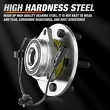 Nilight Front Wheel Bearing Hubs for Dodge Ram 1500 2009-2010, W/ABS-2Pack | Direct Replacement, Smooth & Quiet Operation, Heavy-Duty Construction, view 2