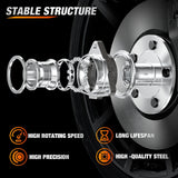 Nilight Front Wheel Bearing Hubs for Dodge Ram 1500 2012 2013 2014 2015 2017 2018 Classic 2019, Wheel Bearing and Hubs Assembly Set Replacement with 5-Lug and ABS, OEM 515151, view 3