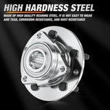 Nilight Front Wheel Bearing Hubs for Dodge Ram 1500 2012 2013 2014 2015 2017 2018 Classic 2019, Wheel Bearing and Hubs Assembly Set Replacement with 5-Lug and ABS, OEM 515151, view 5