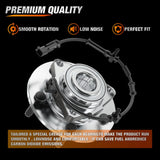Nilight Front Wheel Bearing Hubs for Dodge Ram 1500 2012 2013 2014 2015 2017 2018 Classic 2019, Wheel Bearing and Hubs Assembly Set Replacement with 5-Lug and ABS, OEM 515151, view 6