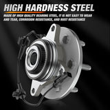 Nilight Front Wheel Bearing Hubs for Ford F-150 2005 2006 2007 2008 4WD | For 2005-2008 Ford Lobo and 2006-2008 Lincoln Mark LT, Direct Replacement, Smooth & Quiet Operation-2Pack, view 2