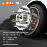 Nilight Front Wheel Bearing Hubs for Ford F-150 2005 2006 2007 2008 4WD | For 2005-2008 Ford Lobo and 2006-2008 Lincoln Mark LT, Direct Replacement, Smooth & Quiet Operation-2Pack, view 4
