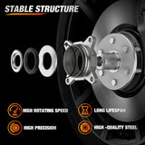 Nilight Front Wheel Bearing Hubs for Ford F-150 2005 2006 2007 2008 4WD | For 2005-2008 Ford Lobo and 2006-2008 Lincoln Mark LT, Direct Replacement, Smooth & Quiet Operation-2Pack, view 6