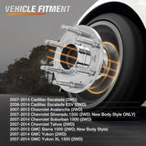 Nilight Front Wheel Hub and Bearing Assembly for 2007–2014 Chevy Tahoe Suburban 1500, 2007–2013 Silverado 1500 (New Body Style), GMC Yukon XL Sierra 1500, Cadillac Escalade ESV (2WD), 515097-2Pack, view 3