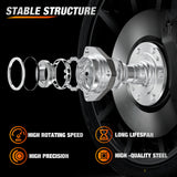Nilight Front Wheel Hub and Bearing Assembly for Chevrolet Malibu 2004-2006 2007-2011 2012, HHR & Cobalt 2008-2010, Pontiac G6 2005-2010, Saturn Aura 2007-2009 with ABS & 5-Lug, OEM 513214, view 3