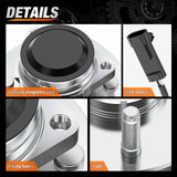 Nilight Front Wheel Hub Assembly for Chevy Sierra Silverado 1500 Avalanche Express 1999-2012, GMC Savana Sierra Yukon XL Cadillac Escalade2003-2005,6 Lugs with ABS Fits ONLY 2WD, OEM 515054, view 6