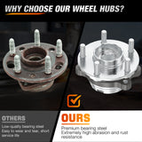 Nilight Front Wheel Hub Bearing Assembly for Nissan Altima 2007-2013 2014 2015 2016 2017 2018, Murano 2009-2018, Maxima 2009-2019, Pathfinder 2013-2019, Infiniti QX60 2013-2017, OEM 513296, view 4
