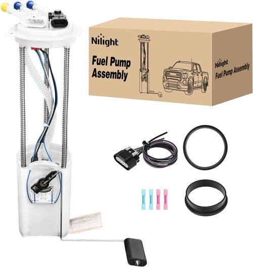 Nilight Fuel Pump Assembly E3500M for Chevy GMC Sierra 1500 2500 1999-2004 | for Pickup Sierra Silverado 1500 2500 3500 1999-2004 4.3L 4.8L 5.3L 6.0L 8.1L Automotive Electric Fuel Pumps Module Assembly