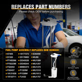 Nilight Fuel Pump Assembly E3500M for Chevy GMC Sierra 1500 2500 1999-2004 | for Pickup Sierra Silverado 1500 2500 3500 1999-2004 4.3L 4.8L 5.3L 6.0L 8.1L Automotive Electric Fuel Pumps Module Assembly, view 3