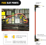 Nilight Fuse Adapter Fuses Holder TIPM Bypass 14AWG Wire 20 AMP Repair Fuel Pump Relay Cable Compatible with Dodge Ram 1500 2500 3500 Chrysler Jeep VW 2007-2016 Replace CBWPR091AA, view 3