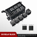 Nilight Fuse and Relay Block Box 6 Slots 12V ATC/ATO Universal Waterproof Kit for Car Truck Marine Boat, view 3
