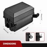 Nilight Fuse and Relay Block Box 6 Slots 12V ATC/ATO Universal Waterproof Kit for Car Truck Marine Boat, view 6