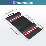 Nilight Garage Parking Mat, Durable Wheel Stop Pad Parking Aid with Reflective Strips for or Cars SUVs Trucks, 2-Pack, view 3