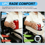 Nilight Golf Cart Armrests 2PCS Beige Flip Stand Cup Holder | No Drilling Detachable PU Leather Armrest with Iron Bracket Fits 1 Inch Square Tubes for EZGO Club Car Yamaha Rear Seat, view 6