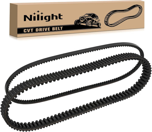 Nilight Golf Cart Drive Belt Clutch Drive Belt & Starter Generator Belts Kit for EZGO TXT RXV 2010-up with Kawasaki Engine Replaces OE Part 618630 606138 16548G1 Smooth Engagement Aramid Cord Rubber