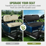 Nilight Golf Cart Front Seat Cover 1PC Black Leather EZGO TXT RXV | Waterproof Leather No Staple Design All Season Protection Sun Scratch Resistant Fits 1994-2013 EZGO TXT/ RXV, view 6