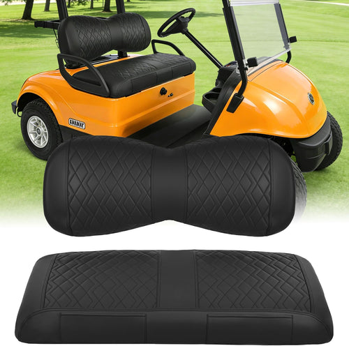 Nilight Golf Cart Front Seat Cover 1PC Black Leather Yamaha Drive G29 | Waterproof Leather No Staple Design Sun Scratch Resistant Cover Fits Yamaha 2007-2016 Drive G29/2017-2026 Drive 2