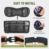 Nilight Golf Cart Front Seat Cover 1PC Black Leather Yamaha Drive G29 | Waterproof Leather No Staple Design Sun Scratch Resistant Cover Fits Yamaha 2007-2016 Drive G29/2017-2026 Drive 2, view 5