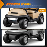 Nilight Golf Cart LED Headlight with Bumper Turn Signals Running Lights High Brightness Waterproof Plug and Play 12V for 2004-Up Club Car Precedent Electric Carts, view 5
