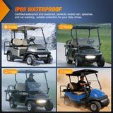 Nilight Golf Cart LED Headlight with Bumper Turn Signals Running Lights High Brightness Waterproof Plug and Play 12V for 2004-Up Club Car Precedent Electric Carts, view 6