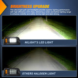 Nilight Golf Cart LED Headlights 2PCS 12V Turn Signals Club Car DS | High Brightness Waterproof Plug and Play Running Light Upgrade Easy Installation for 1993-Up Club Car DS Electric Carts, view 5