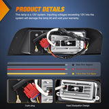 Nilight Golf Cart LED Headlights 2PCS 12V Turn Signals EZGO TXT | High Brightness Waterproof Plug and Play Design Running Light Upgrade Easy Installation for 1996-2013 EZGO TXT Electric Carts, view 4
