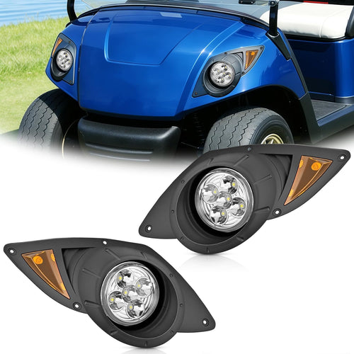 Nilight Golf Cart LED Headlights 2PCS 12V Turn Signals Yamaha Drive G29 | High Brightness Waterproof Plug and Play Running Light Upgrade Easy Installation for 2007-Up Yamaha Drive G29 Electric Carts