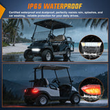 Nilight Golf Cart LED Light Kit 12V Stop Brake Turn Signal Club Car | Headlight Taillight Horn Waterproof Plug and Play Upgrade Kit for 2004-Up Club Car Precedent 2018-Up Tempo Electric Carts, view 5