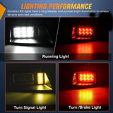 Nilight Golf Cart LED Light Kit 12V Stop Brake Turn Signal EZGO TXT | Headlight Taillight Horn Waterproof Plug and Play Complete Upgrade Kit for 1996-2013 EZGO TXT Electric Carts, view 3