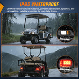 Nilight Golf Cart LED Light Kit 12V Stop Brake Turn Signal EZGO TXT | Headlight Taillight Horn Waterproof Plug and Play Complete Upgrade Kit for 1996-2013 EZGO TXT Electric Carts, view 5