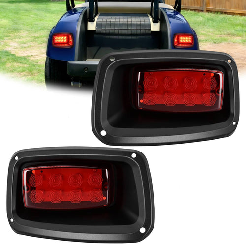 Nilight Golf Cart LED Taillights 2PCS 12V Stop Brake Turn Signals EZGO TXT | High Brightness Waterproof Plug and Play Design Running Light Upgrade Easy Installation for 1996-2013 EZGO TXT Electric Carts