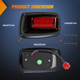 Nilight Golf Cart LED Taillights 2PCS 12V Stop Brake Turn Signals EZGO TXT | High Brightness Waterproof Plug and Play Design Running Light Upgrade Easy Installation for 1996-2013 EZGO TXT Electric Carts, view 2