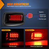 Nilight Golf Cart LED Taillights 2PCS 12V Stop Brake Turn Signals EZGO TXT | High Brightness Waterproof Plug and Play Design Running Light Upgrade Easy Installation for 1996-2013 EZGO TXT Electric Carts, view 3