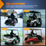 Nilight Golf Cart LED Taillights 2PCS 12V Stop Brake Turn Signals EZGO TXT | High Brightness Waterproof Plug and Play Design Running Light Upgrade Easy Installation for 1996-2013 EZGO TXT Electric Carts, view 5