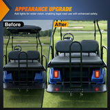 Nilight Golf Cart LED Taillights 2PCS Stop Brake Turn Signals Club Car DS | 12V High Brightness Waterproof Plug and Play Design Running Light Upgrade Easy Installation for 1993-Up Club Car DS, view 4