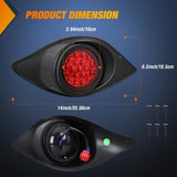Nilight Golf Cart LED Taillights 2PCS Stop Brake Turn Yamaha Drive G29 | High Brightness Waterproof Plug and Play Running Light Upgrade Easy Installation for 2007-Up Yamaha Drive G29 Electric Carts, view 2
