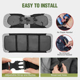 Nilight Golf Cart Rear Seat Cover 1PC Grey Black Club Car EZGO Yamaha | Breathable Sandwich Mesh Sun Scratch Resistant Washable No Staple Fits Aftermarket Rear Seats for Club Car EZGO Yamaha, view 5
