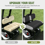 Nilight Golf Cart Rear Seat Cover 1PC Grey Black Club Car EZGO Yamaha | Breathable Sandwich Mesh Sun Scratch Resistant Washable No Staple Fits Aftermarket Rear Seats for Club Car EZGO Yamaha, view 6