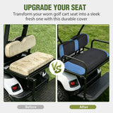 Nilight Golf Cart Seat Covers 2PCS Blue Black EZGO TXT RXV Club Car DS | Breathable Sandwich Mesh Sun Scratch Resistant Washable No Staple Fits 1994-2013 EZGO TXT RXV and 2000-2026 Club Car DS, view 6