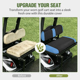 Nilight Golf Cart Seat Covers 2PCS Blue Black Yamaha Club Car Precedent | Breathable Sun Scratch Resistant Washable No Staple Fits 2007-2016 Yamaha G29 2017-2026 Drive2 2004-2019 Club Car Precedent, view 6