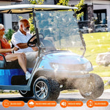 Nilight Golf Cart Windshield for Front Window Foldable Windproof UV Protection Compatible with Club Car Precedent Gas or Electric 2004-Up, Scratch and Impact Resistant, Clear Acrylic, view 6