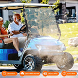 Nilight Golf Cart Windshield for Front Window Foldable Windproof UV Protection Compatible with Club Car Precedent Gas or Electric 2004-Up, Scratch and Impact Resistant, Tinted Acrylic, view 6