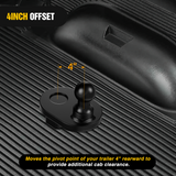 Nilight Gooseneck Ball Extender - GNXA4085, 4Inch Offset Ball Compatible with B&W Trailer Hitches Turnoverball Heavy Duty 2-5/16 Inch Ball 20000 lbs GTW 5000 lbs VTW, view 6