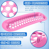 Nilight Grill Inserts fit for Jeep Wrangler Front Grille Mesh Inserts & Headlight Cover Set for JK JKU Unlimited Sports Sahara Freedom Rubicon 2007-2018 Clip-in Trim Exterior Accessories Pink 9 Pcs, view 3