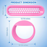 Nilight Grill Inserts fit for Jeep Wrangler Front Grille Mesh Inserts & Headlight Cover Set for JK JKU Unlimited Sports Sahara Freedom Rubicon 2007-2018 Clip-in Trim Exterior Accessories Pink 9 Pcs, view 5
