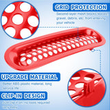 Nilight Grill Inserts fit for Jeep Wrangler Front Grille Mesh Inserts & Headlight Cover Set for JK JKU Unlimited Sports Sahara Freedom Rubicon 2007-2018 Clip-in Trim Exterior Accessories Red 9 Pcs, view 3