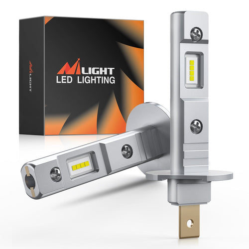 Nilight H1 Xenon LED Fog Light Bulbs EF1 Series 6000K | 2 BULBS