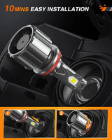 Nilight H11/H9/H8 LED Headlight Bulbs FS1 Series | 2 BULBS, view 4